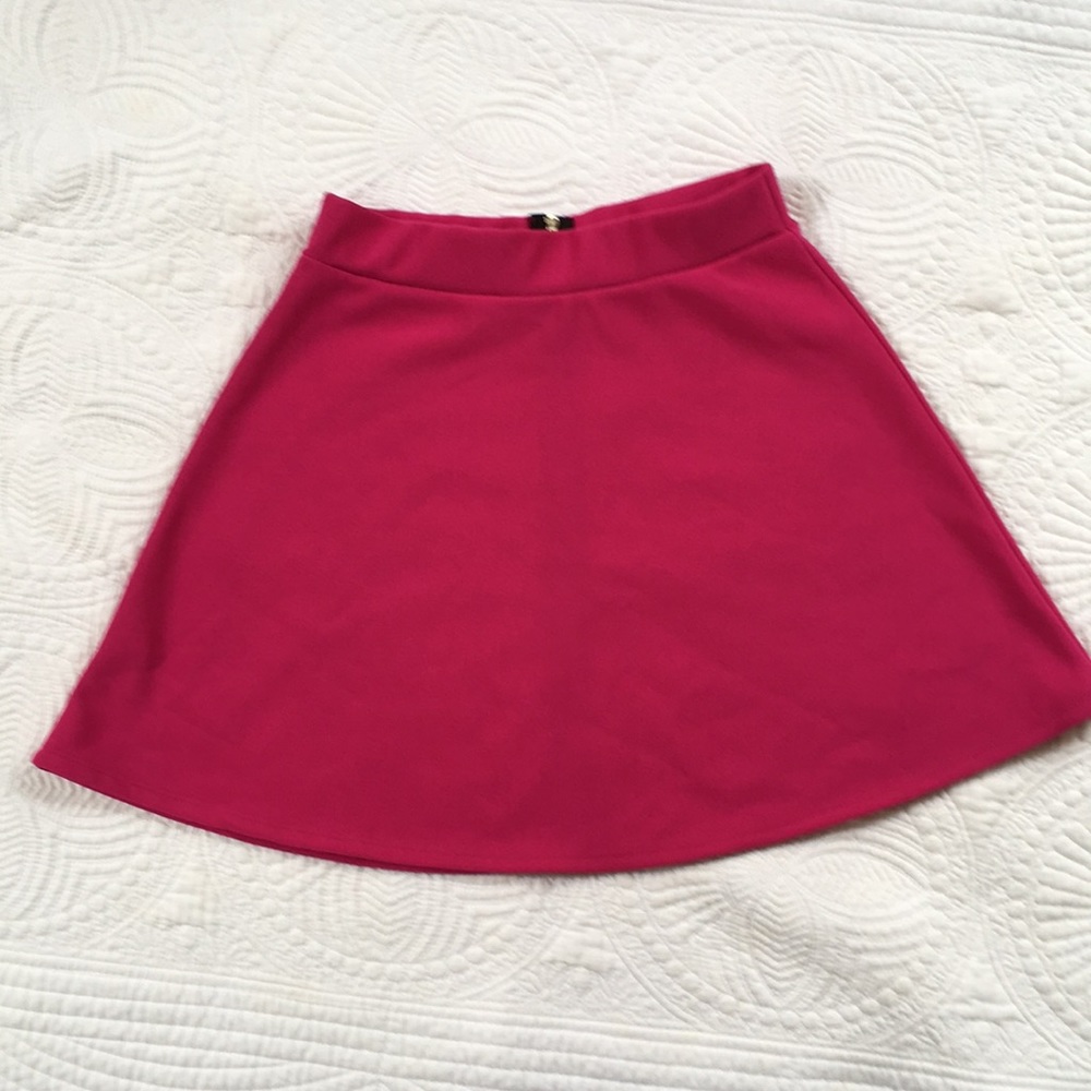 Fuchsia/Hot Pink Mini Skirt